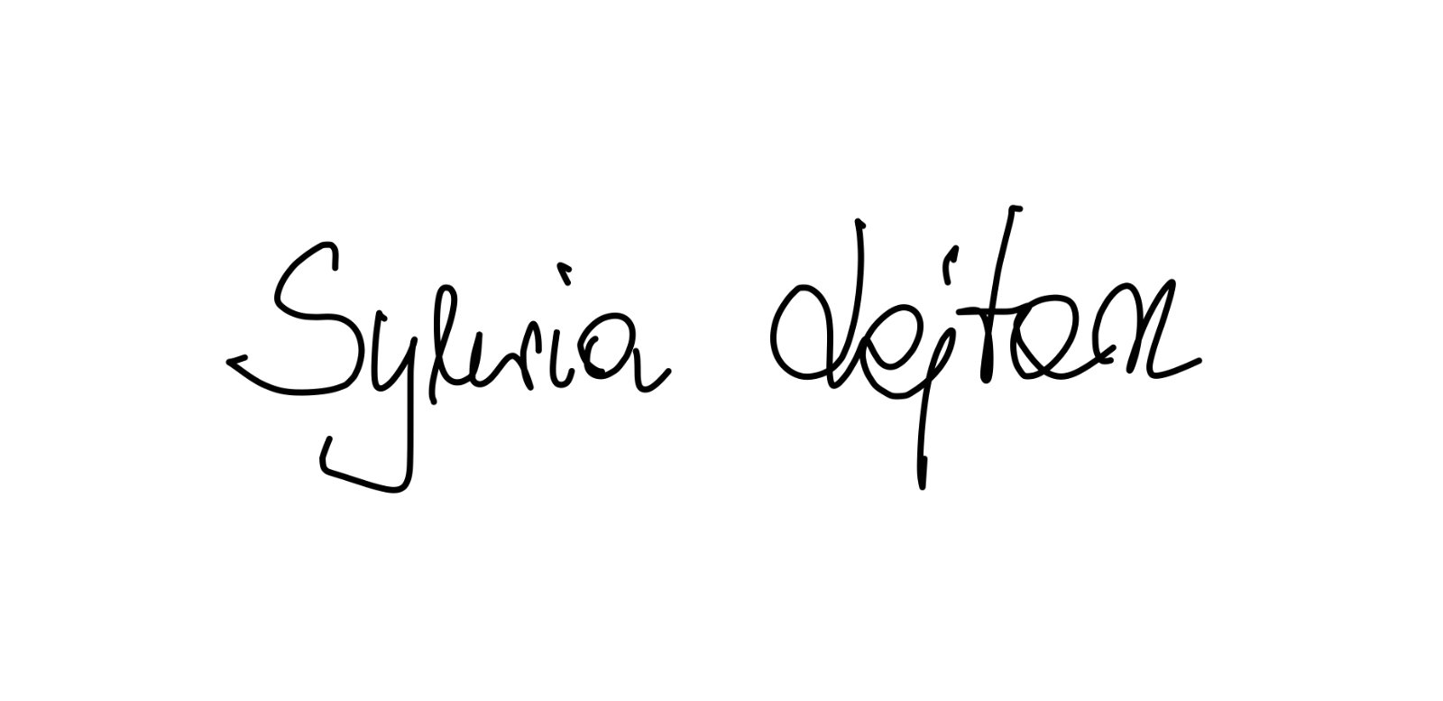 Unterschrift Sylwia Lejtan